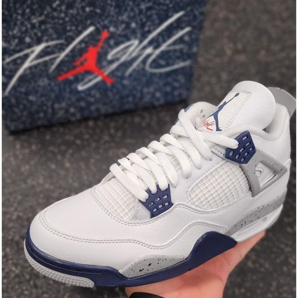 Air Jordan 4 Retro Midnight Navy Size 9 Men's/10.5 Women's DH6927-140 - Picture 8 of 8